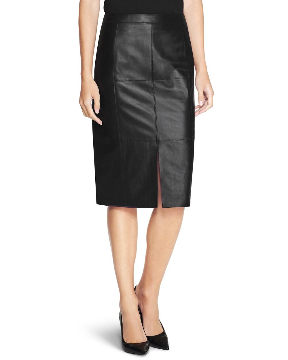 Leather Pencil Skirt - White House Black Market