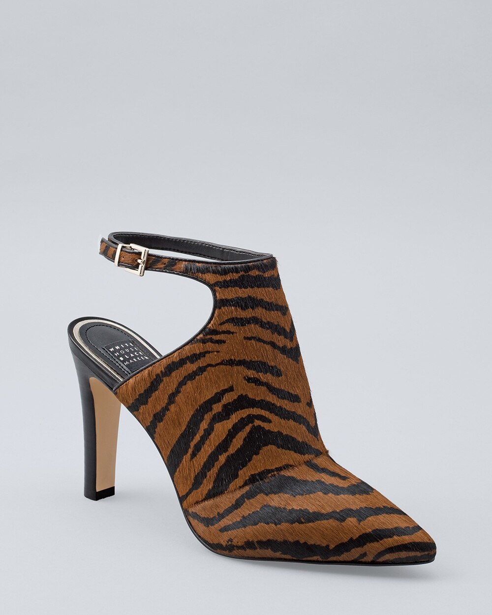 tiger striped heels