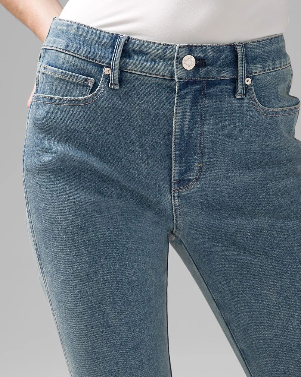High-Rise Sculpt Straight Jeans