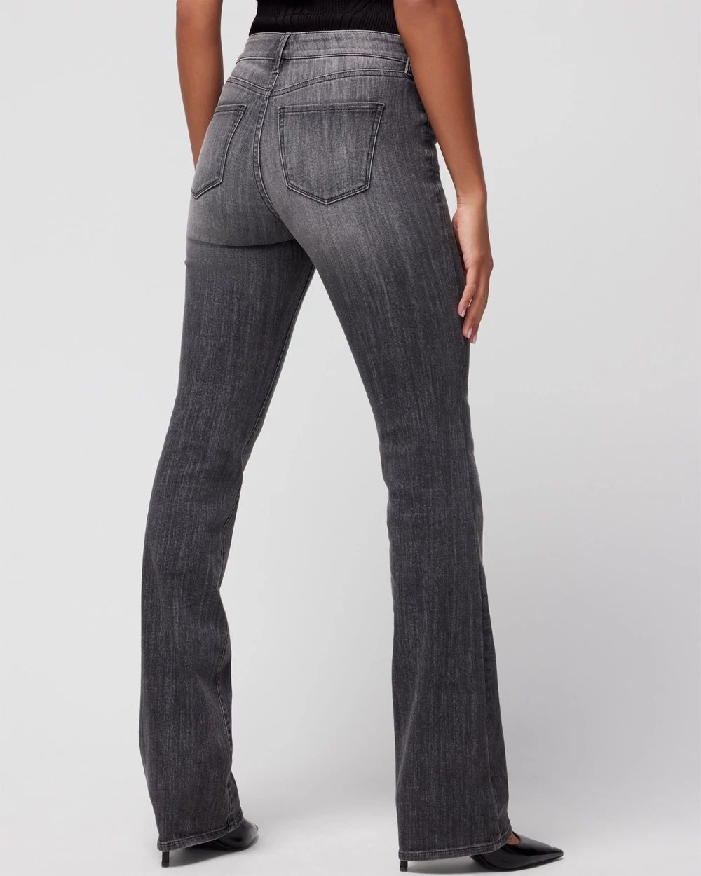 Petite Mid-Rise Bootcut Jeans