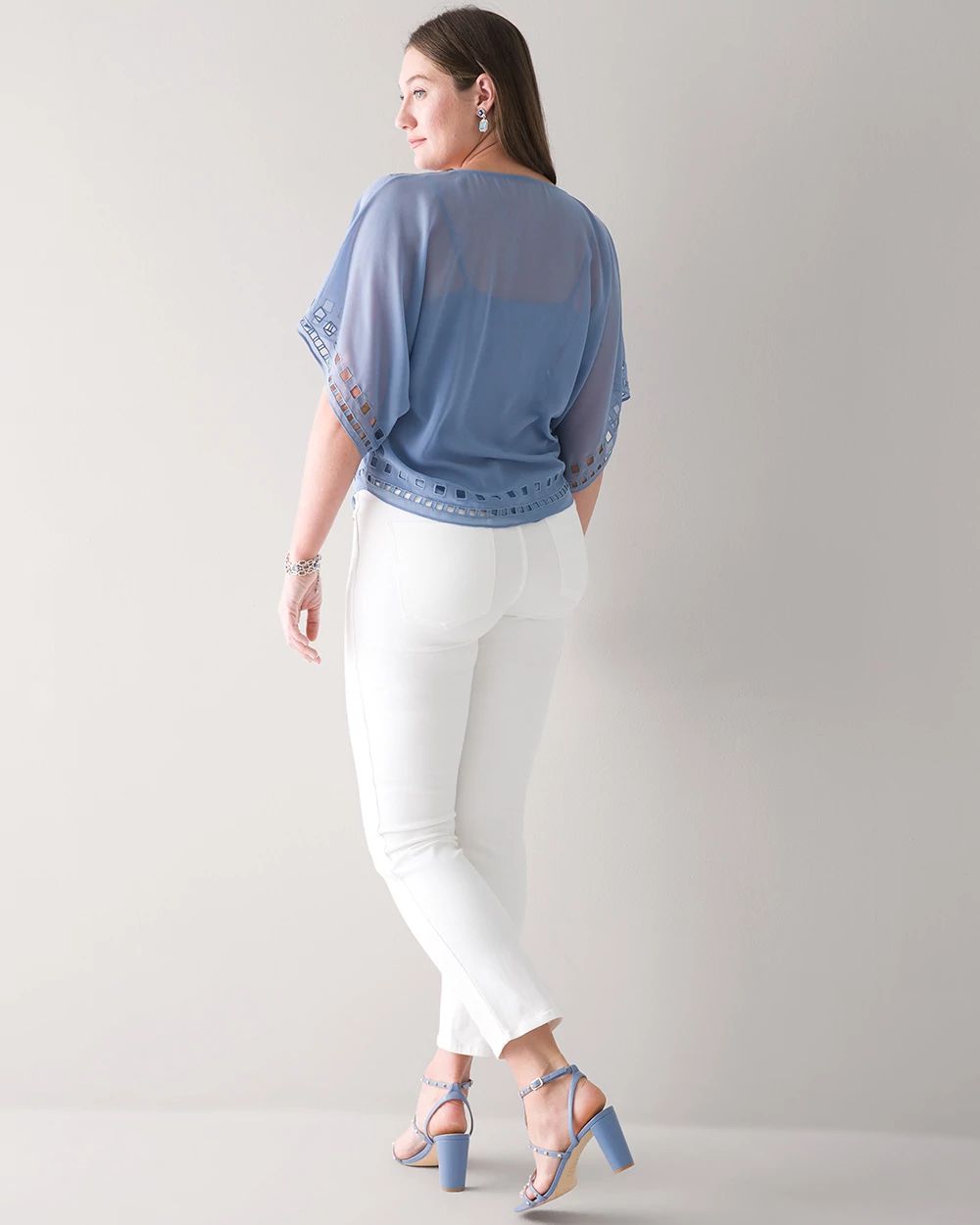 Curvy High-Rise Straight White Jeans