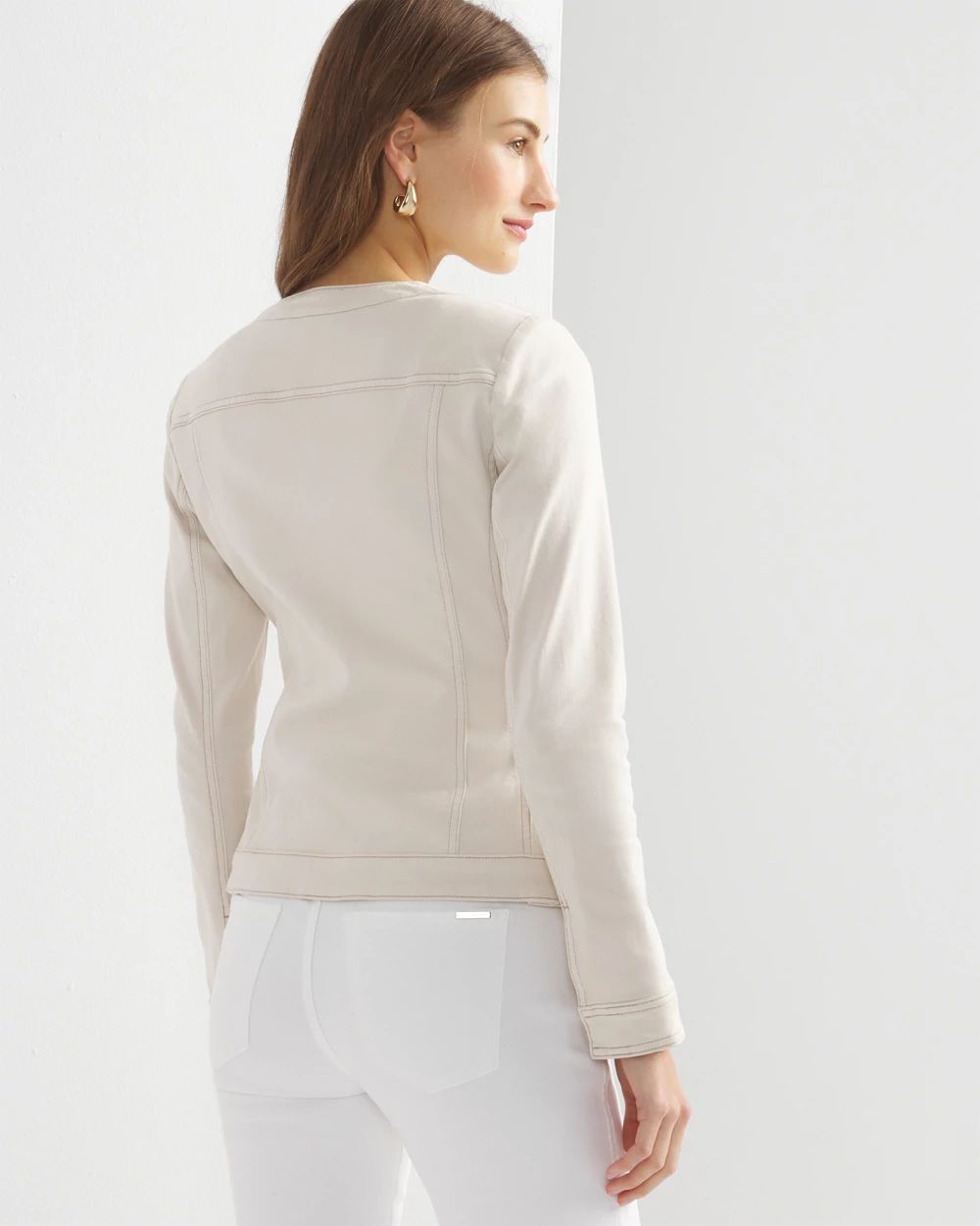 WHBM® Petite Lace-Up Stylist Jacket