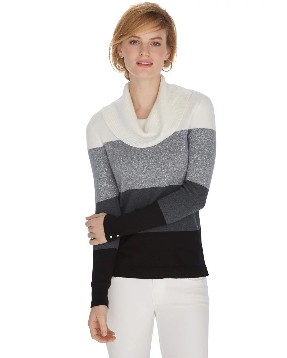 Long Sleeve Colorblock Stripe Pullover