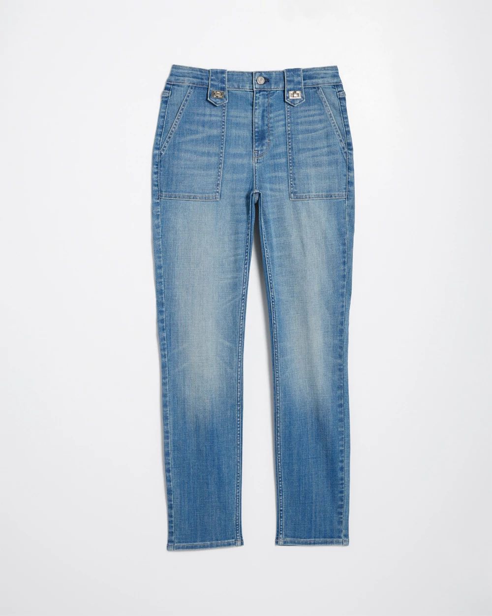High-Rise Every Day Soft Turnlock Pocket Slim Jeans