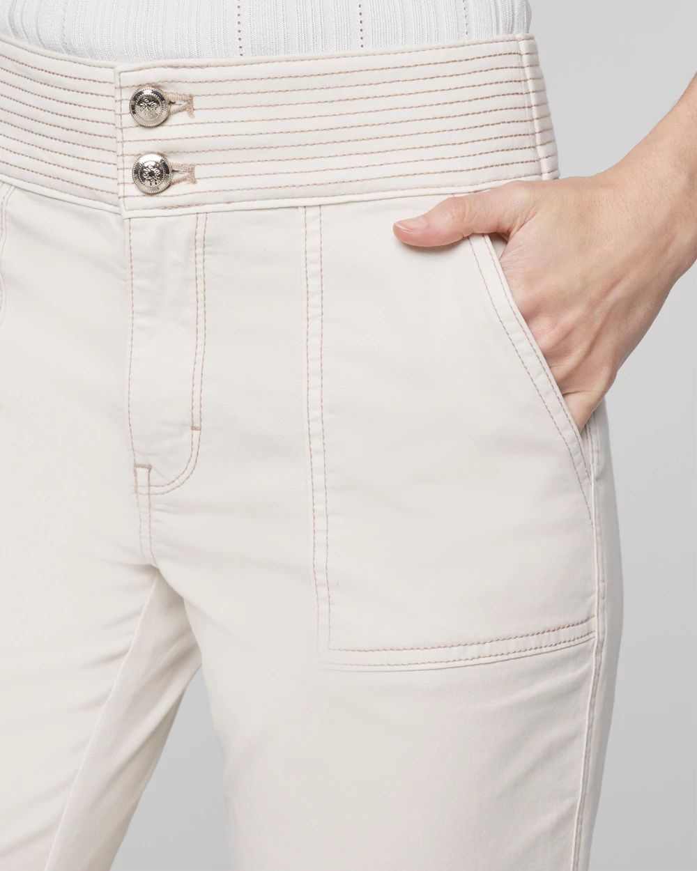 Extra High-Rise Pret Trapunto Trouser