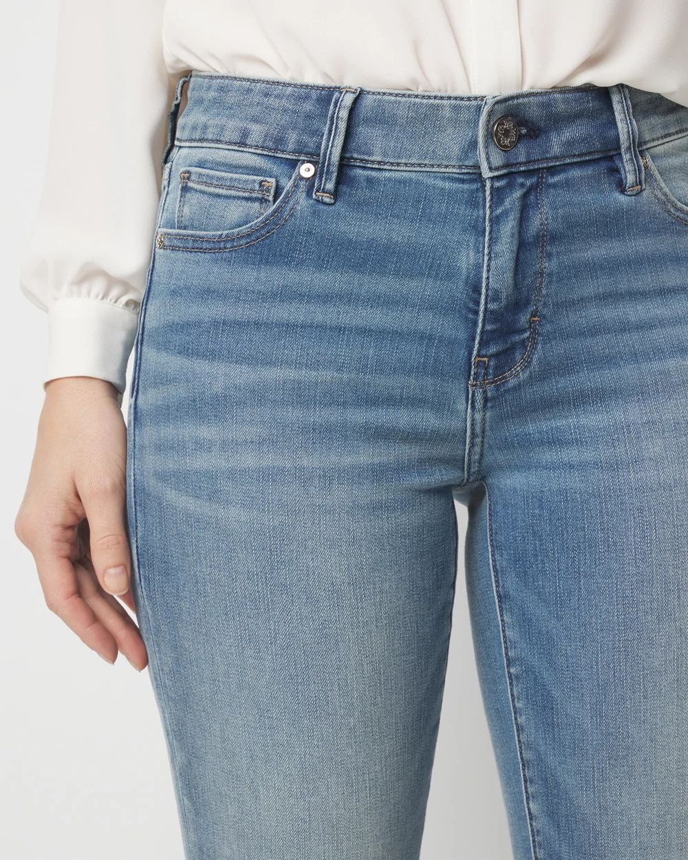 Mid-Rise Everyday Soft Denim  Slim Jeans