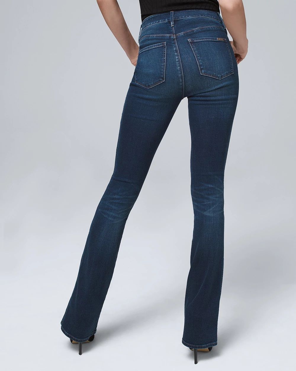 High-Rise Everyday Soft Denim Flare Jeans click to view larger image.
