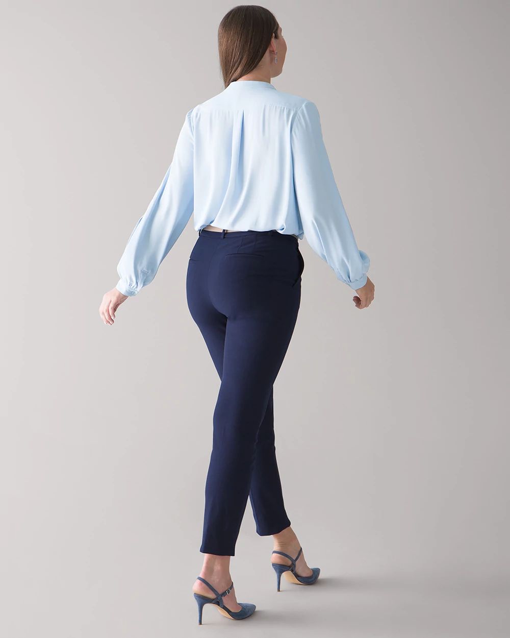 Curvy WHBM® Elle Slim Ankle Comfort Stretch Pant